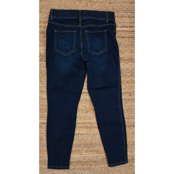 Spanx Ankle Skinny Jeans in Midnight Shade Women’s Blue Stretch Medium NWT - Picture 2 of 6